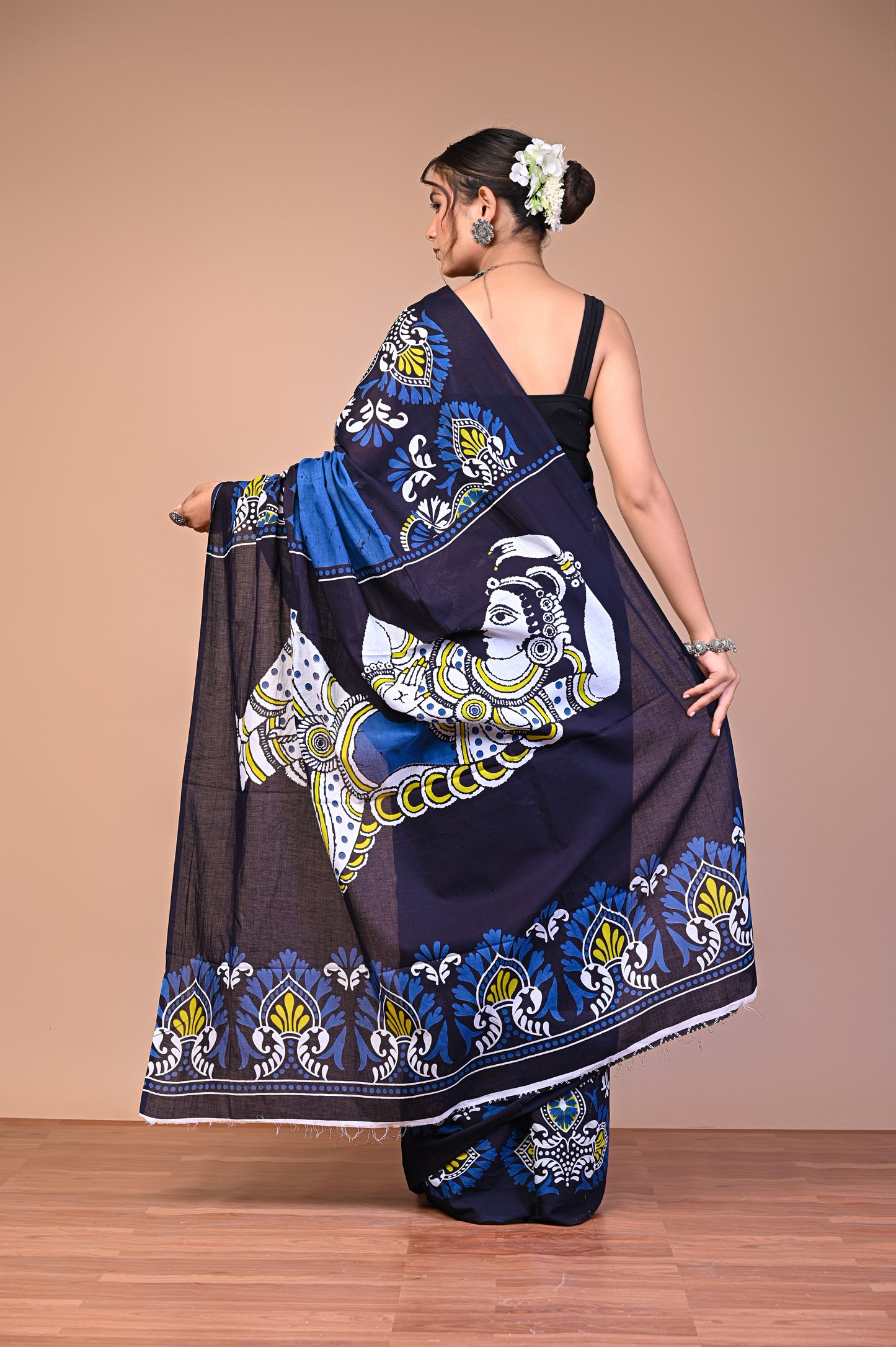 Batik Reverie — Navy Medallion