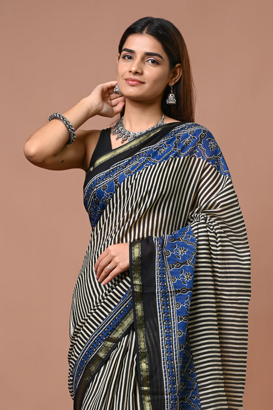 Zari Edit — Stripe & Blue