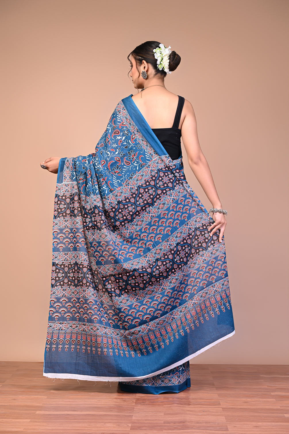 Ajrakh Verse — Teal Garden