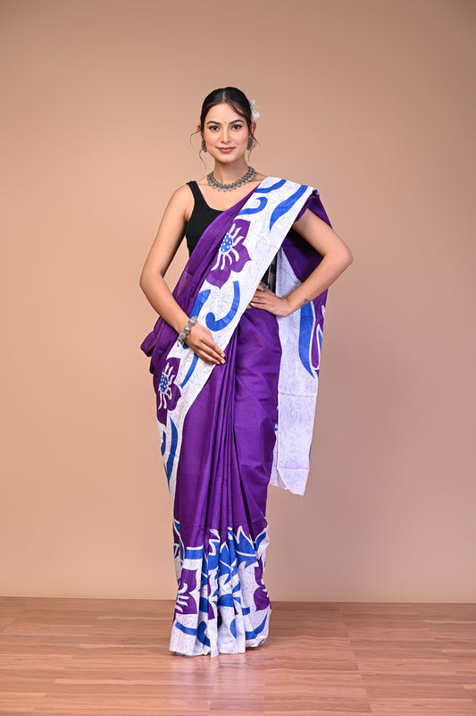 Batik Reverie — Violet Wave